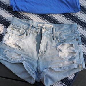 Distressed Abercrombie Shorts